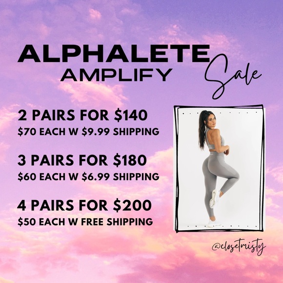 🌸 Alphalete Amplify Leggings Sale - Picture 1 of 1